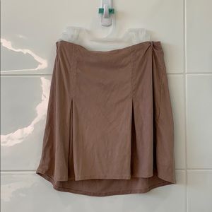 Brandy Melville Brown Suede Skirt
